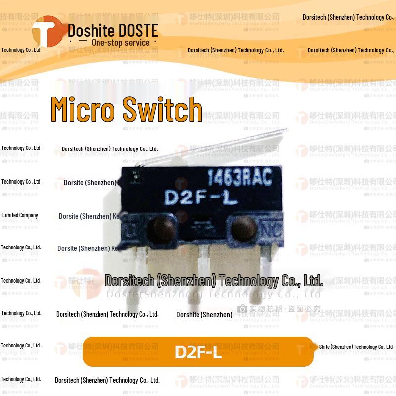 Omron D2F-L-D3 Straight Lever Micro Switch
Omron D2F-L-D3 Straight Lever Micro Switch