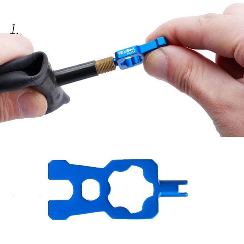 4 IN 1 Portable Repair Bicycle Tools Valves Core Wrench Road Bike Disassembly Installation Tool Removal Parts Blue
4 IN 1 Portable Repair Bicycle Tools Valves Core Wrench Road Bike Disassembly Installation Tool Removal Parts Blue