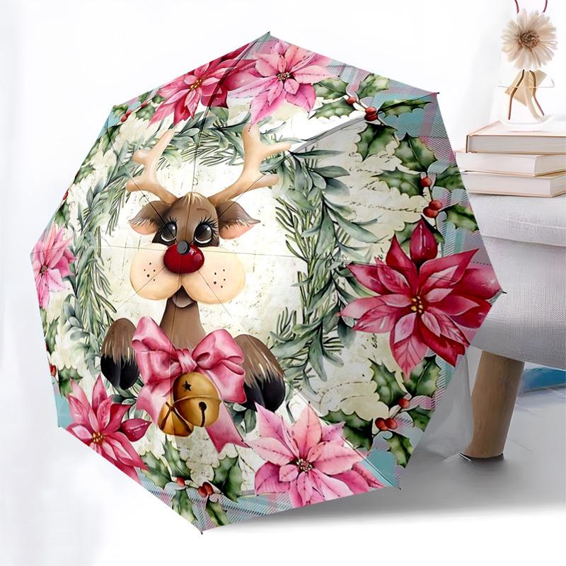 1pc Christmas Snowman Family Auto Open Close Umbrella, Portable Tri-Fold Design with 8-Bone Iron Frame, Outdoor Umbrella, Festive Gift for Fans, Trave
1pc Christmas Snowman Family Auto Open Close Umbrella, Portable Tri-Fold Design with 8-Bone Iron Frame, Outdoor Umbrella, Festive Gift for Fans, Trave