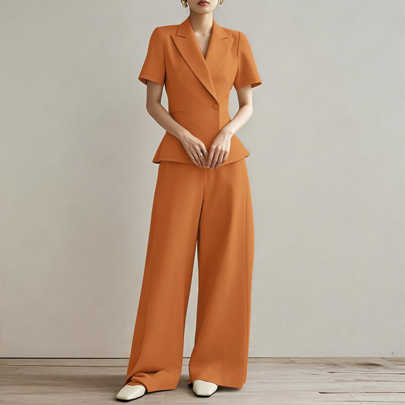 ZANZEA Women Short Sleeve Blouse and Long Pants Casual Two Piece Suit Sets 5XL помаранчевий
ZANZEA Women Short Sleeve Blouse and Long Pants Casual Two Piece Suit Sets 5XL помаранчевий