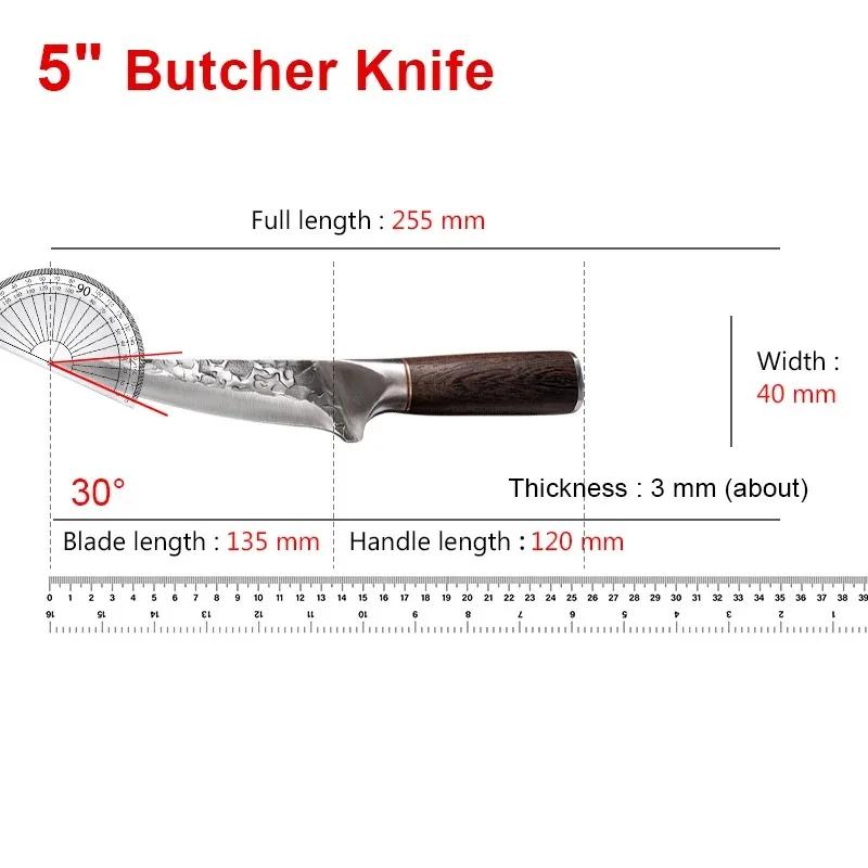 Stainless Steel Chef Boning Knifes Hand Forged Fishing Knife Kitchen Meat Cleaver Butcher Knife with knife Cover Kitchen Tools
Stainless Steel Chef Boning Knifes Hand Forged Fishing Knife Kitchen Meat Cleaver Butcher Knife with knife Cover Kitchen Tools