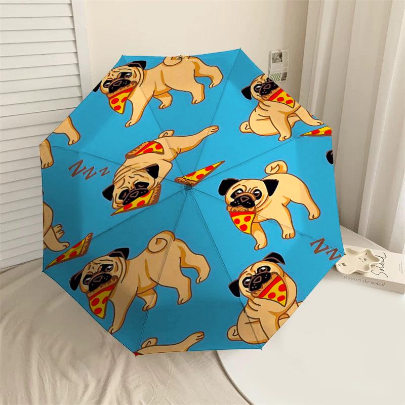 1PC Pug Pizza Umbrella-8-Rib Reinforced Portable Folding Travel Suitable for All Seasons Outdoor Daily Use -J0335
1PC Pug Pizza Umbrella-8-Rib Reinforced Portable Folding Travel Suitable for All Seasons Outdoor Daily Use -J0335