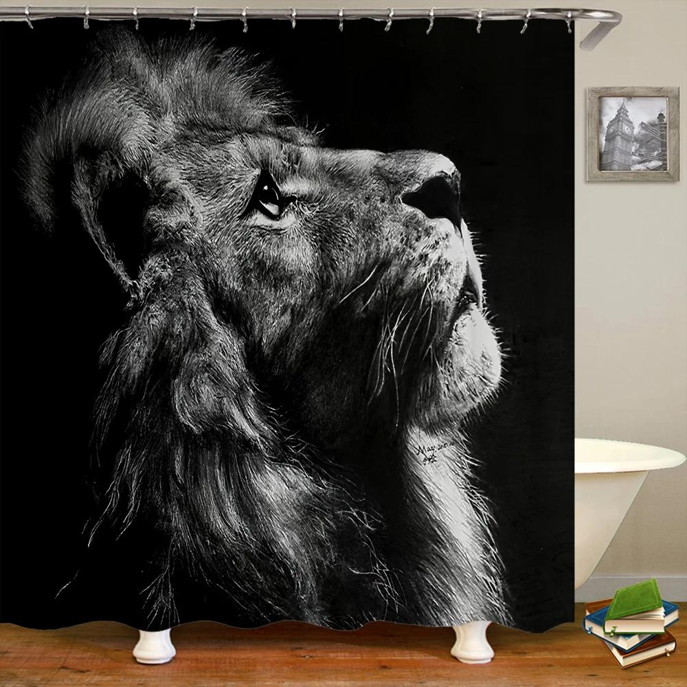 Animals Pattern Bath Curtain Waterproof Shower Curtains Polyester Wolf lion Bath Screen Print Curtain for Bathroom Home Decor W90xH180cm
Animals Pattern Bath Curtain Waterproof Shower Curtains Polyester Wolf lion Bath Screen Print Curtain for Bathroom Home Decor W90xH180cm