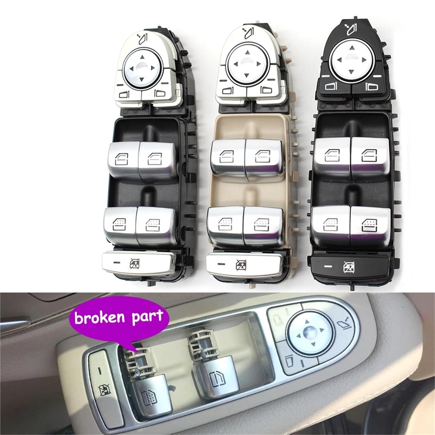 Power Window Lifting Control Switch Compatible with Mercedes Benz S-Class W222 S320 S350 S450 S500 S560 2014 2015 2016 2017 2018 2019 2020 OE
Power Window Lifting Control Switch Compatible with Mercedes Benz S-Class W222 S320 S350 S450 S500 S560 2014 2015 2016 2017 2018 2019 2020 OE
