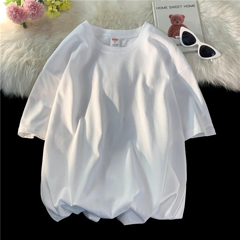 Summer Short Sleeve Unisexs And Womens T Shirt New Fashion Solid Loose ONeck T Shirts Unisexs Cotton Hip Hop Streetwear Top Tees 2XL
Summer Short Sleeve Unisexs And Womens T Shirt New Fashion Solid Loose ONeck T Shirts Unisexs Cotton Hip Hop Streetwear Top Tees 2XL