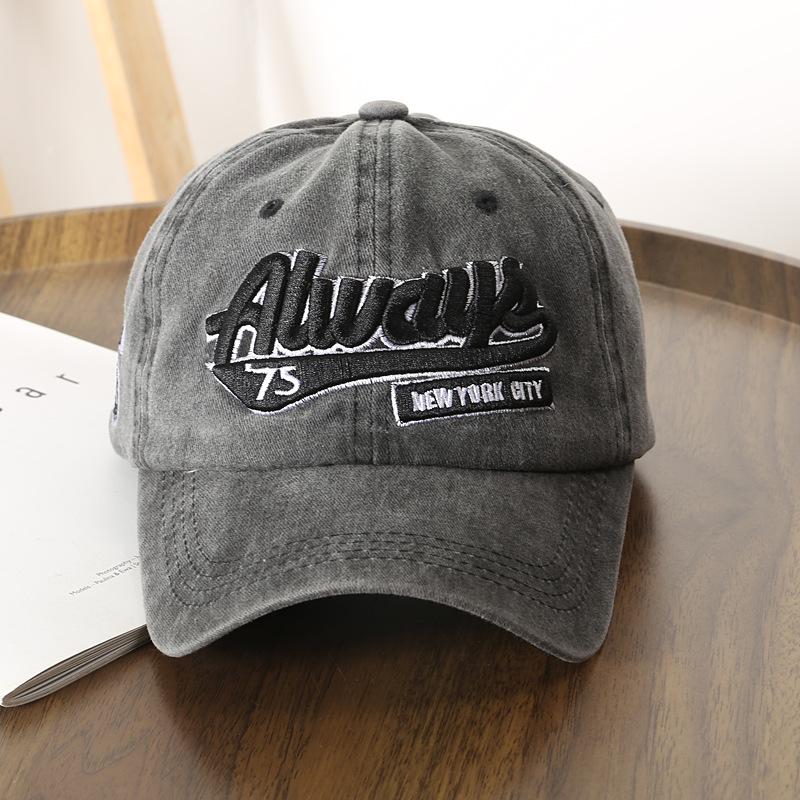 Hat Fashion Popular Washed Alphabet Embroidered Cap Outdoor Travel Sunscreen Shade Baseball Cap Adjustable темно-синього кольору
Hat Fashion Popular Washed Alphabet Embroidered Cap Outdoor Travel Sunscreen Shade Baseball Cap Adjustable темно-синього кольору