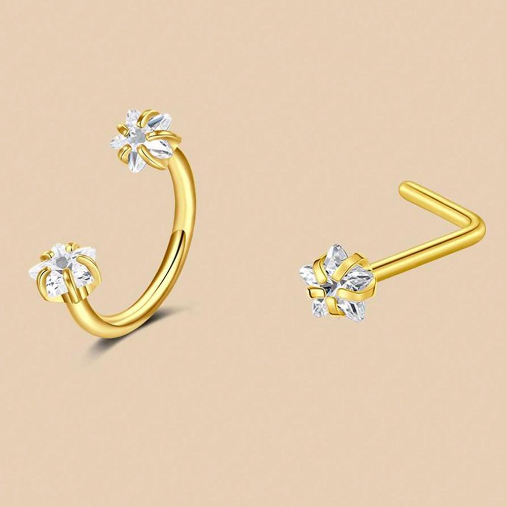 6/2pcs Horseshoe Nose Rings With L-Shape Nose Stud, Stainless Steel Rianbow CZ Nose Ring,, Lip Eyebrow Helix Ear Piercing 18G 1.0mm&Geometric&Nose Rings & Studs&Face
6/2pcs Horseshoe Nose Rings With L-Shape Nose Stud, Stainless Steel Rianbow CZ Nose Ring,, Lip Eyebrow Helix Ear Piercing 18G 1.0mm&Geometric&Nose Rings & Studs&Face