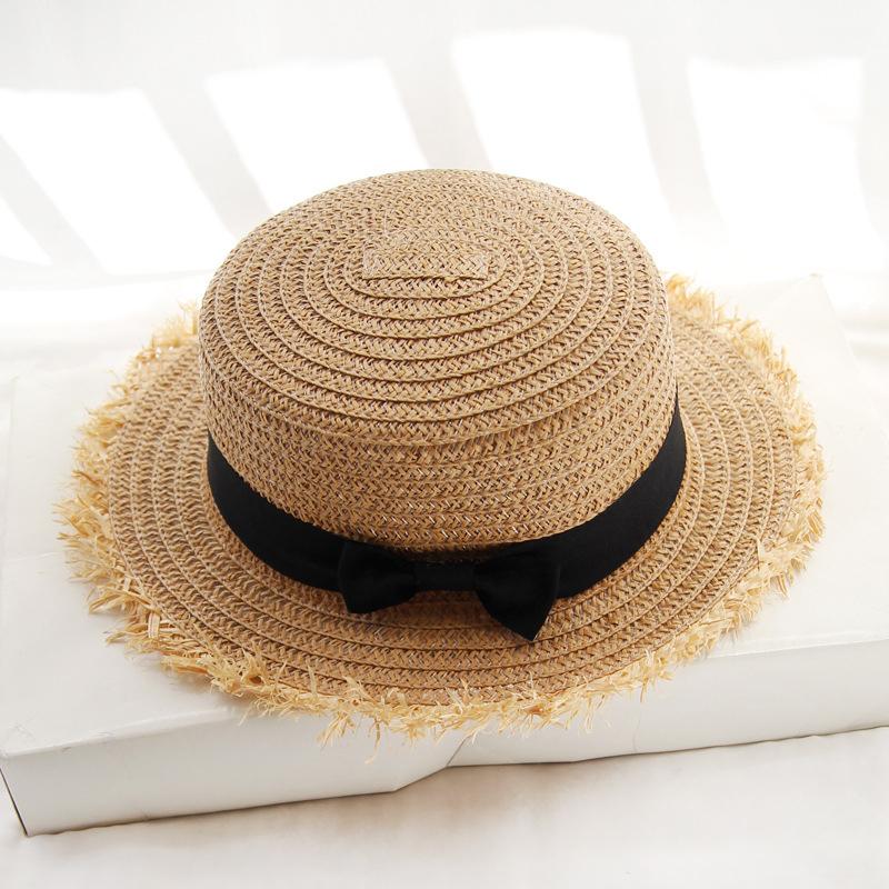 Parent-child women hat sun hat Panamanian style Visor girl hat With flowers bow straw tassel hat Foldable Ribbon cap Mujer adult 56-58cm
Parent-child women hat sun hat Panamanian style Visor girl hat With flowers bow straw tassel hat Foldable Ribbon cap Mujer adult 56-58cm