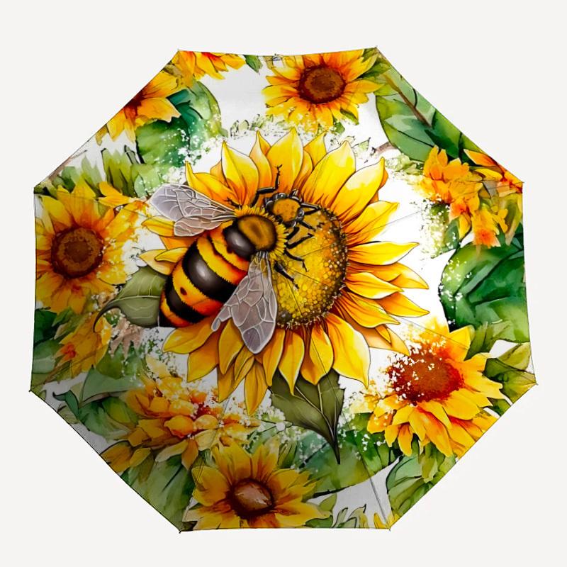 1pc Sunflower Print Folding Umbrella, Durable, Suitable for Outdoor Activities or Rain, Suitable for Commuting yy251027071
1pc Sunflower Print Folding Umbrella, Durable, Suitable for Outdoor Activities or Rain, Suitable for Commuting yy251027071
