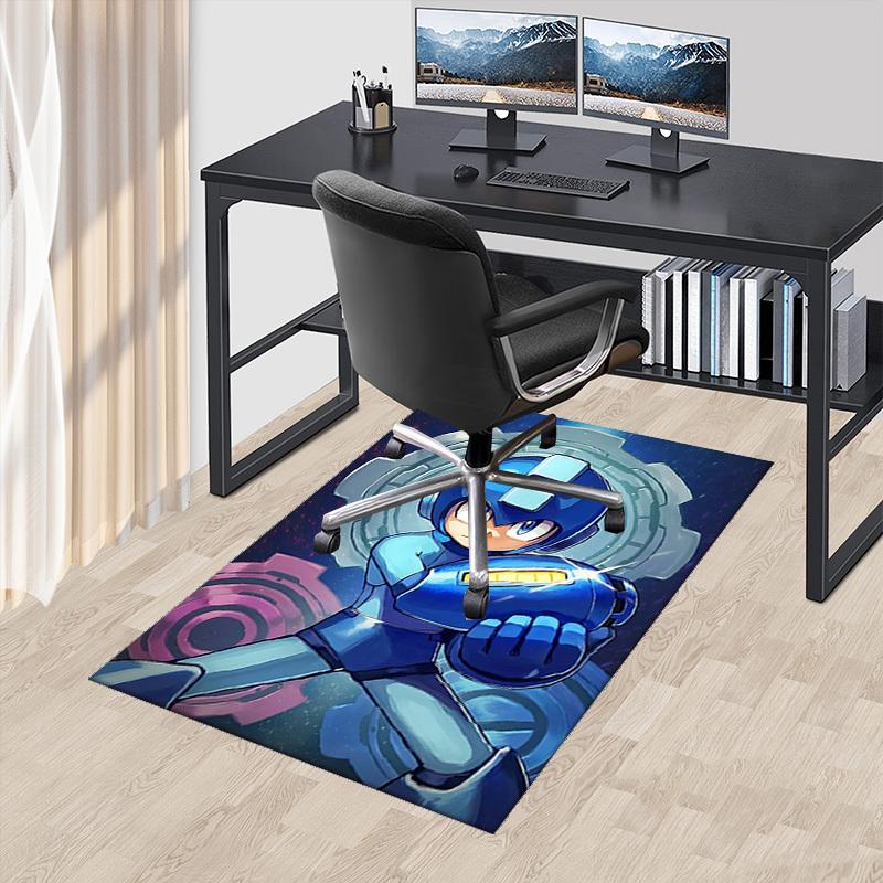 1pc Mega Man Blue Gear Chair Mat - Anime Cartoon Design, Non-Slip Carpet for Office and Home Decor, Suitable for All Seasons.U004 60cm by 90cm
1pc Mega Man Blue Gear Chair Mat - Anime Cartoon Design, Non-Slip Carpet for Office and Home Decor, Suitable for All Seasons.U004 60cm by 90cm