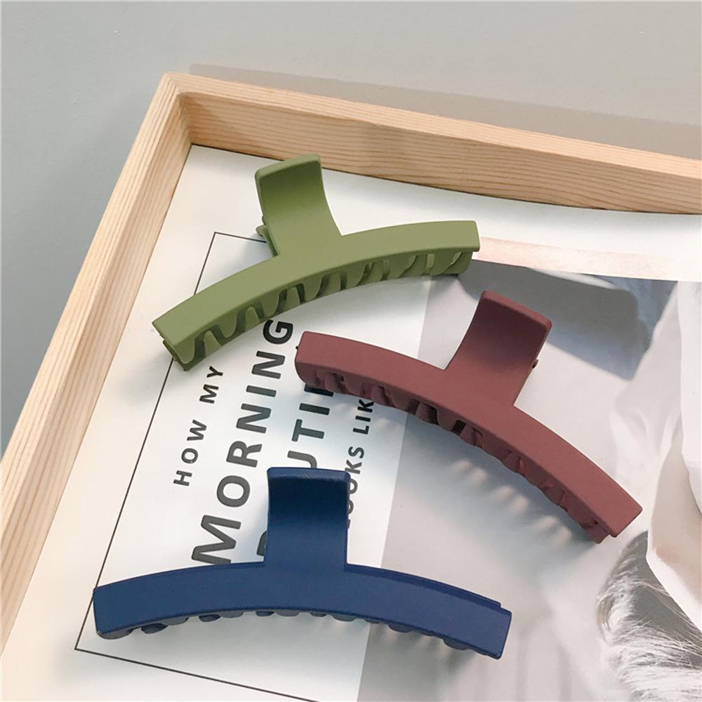 Korean Temperament Women Girls Fashion Dull Polish Hair Claw Barrette Hair Accessories Hairpins
Korean Temperament Women Girls Fashion Dull Polish Hair Claw Barrette Hair Accessories Hairpins