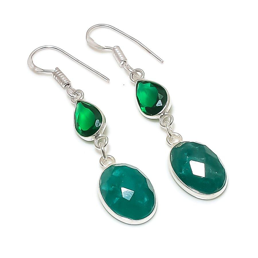 Серьги из стерлингового серебра 925 пробы с натуральным изумрудом и натуральным диопсидом 2,01 дюйма b2I65
Серьги из стерлингового серебра 925 пробы с натуральным изумрудом и натуральным диопсидом 2,01 дюйма b2I65
