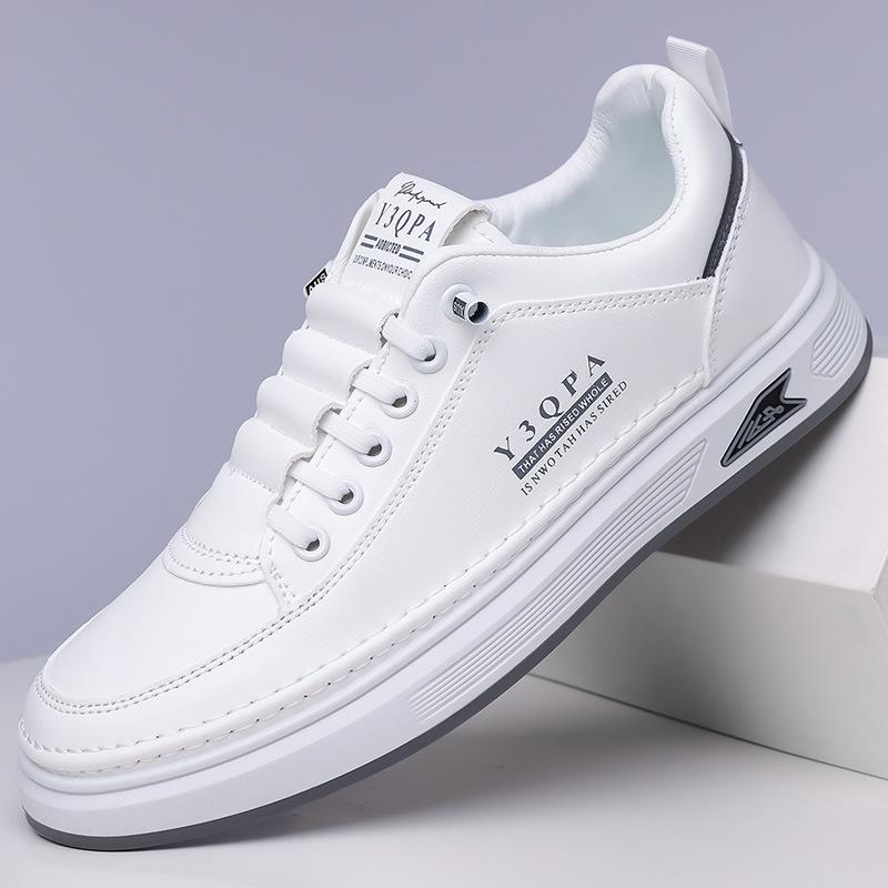 Men s shoes trend versatile leather board shoes men s breathable lightweight soft-soled white shoes one pedal driving casual shoes 44
Men s shoes trend versatile leather board shoes men s breathable lightweight soft-soled white shoes one pedal driving casual shoes 44