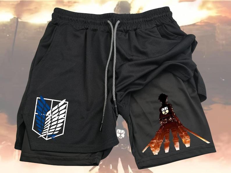 Чоловічі спортивні шорти Attack on Titan | Швидкосихаючі дихаючі фітнес-шорти для тренажерного залу, спортивного бігу, активного відпочинку | Валентинів подарунок M
Чоловічі спортивні шорти Attack on Titan | Швидкосихаючі дихаючі фітнес-шорти для тренажерного залу, спортивного бігу, активного відпочинку | Валентинів подарунок M