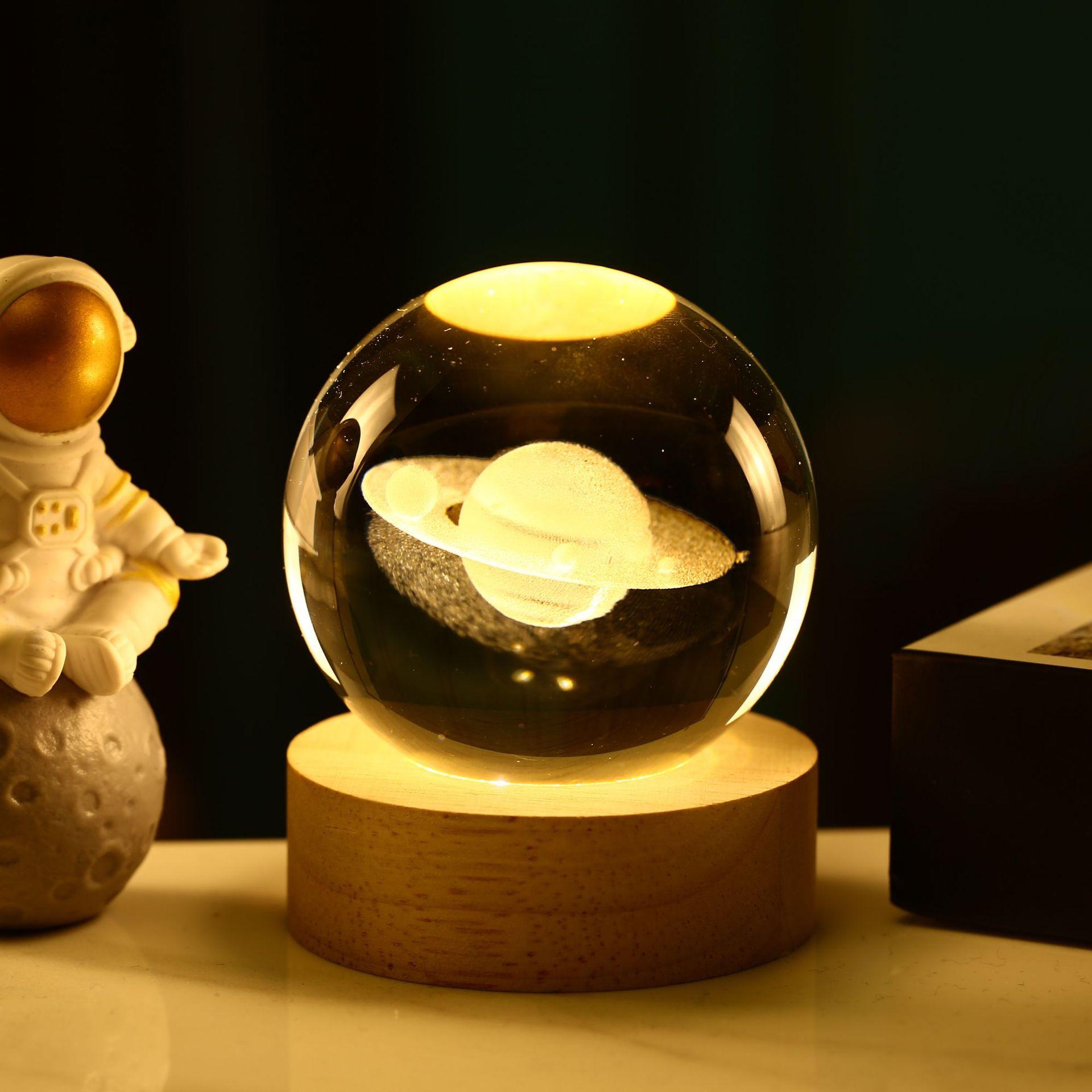 8cm Crystal Ball Crystal Planet Night Light Laser Engraved Solar System Globe Astronomy Birthday Gift Home Desktop Decoration
8cm Crystal Ball Crystal Planet Night Light Laser Engraved Solar System Globe Astronomy Birthday Gift Home Desktop Decoration