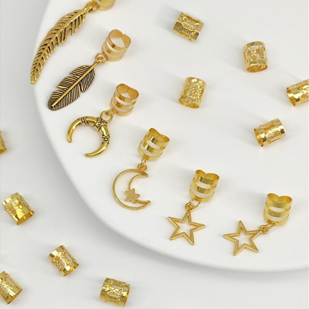26pcs Metal Cuff Clips Dreadlocks Beads Hair Braiding Hair Braid Tubes Hollow Out Hair Ring Men золотий
26pcs Metal Cuff Clips Dreadlocks Beads Hair Braiding Hair Braid Tubes Hollow Out Hair Ring Men золотий