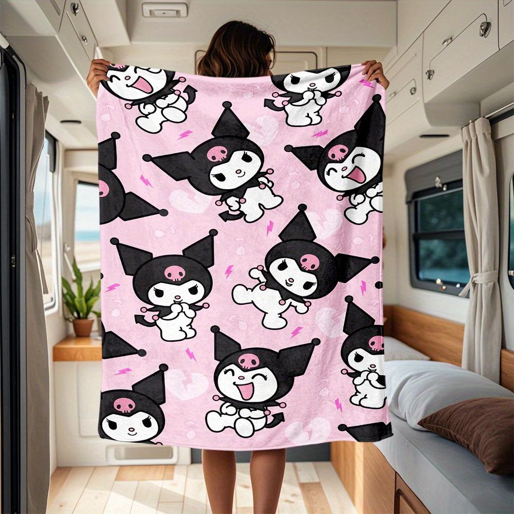 1pc Kuromi RV Blanket, Digital Printed Flannel Blanket, Multi-Purpose Four Seasons Hypoallergenic Quilt for Sofa, Bed, Office, Picnic and Ca 130x150cm
1pc Kuromi RV Blanket, Digital Printed Flannel Blanket, Multi-Purpose Four Seasons Hypoallergenic Quilt for Sofa, Bed, Office, Picnic and Ca 130x150cm