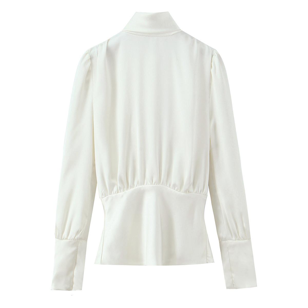 DEEABAE New Autumn Women s Silk Satin Bow Open-Back Long Sleeve Shirt Small білий
DEEABAE New Autumn Women s Silk Satin Bow Open-Back Long Sleeve Shirt Small білий