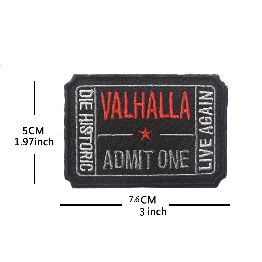 AOTDDOR Valhalla Admit One Viking Tactical Morale Patch
AOTDDOR Valhalla Admit One Viking Tactical Morale Patch
