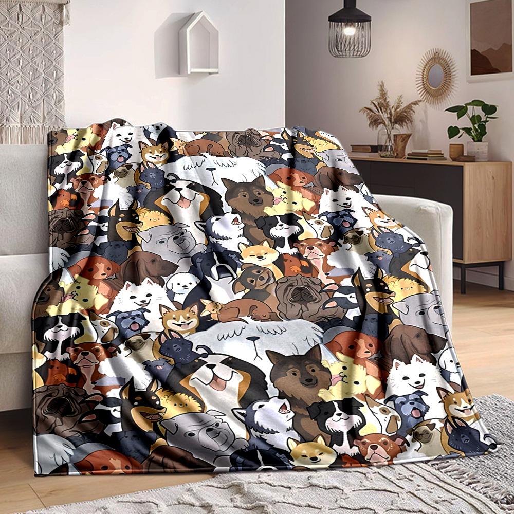1pc Dogs, Pet Print Blanket Warm, Cozy, And Soft, Suitable for Sofas, Beds, Cars, And Office Use.Perfect for Camping And Travel, Making It a Great Gif 100x150cm
1pc Dogs, Pet Print Blanket Warm, Cozy, And Soft, Suitable for Sofas, Beds, Cars, And Office Use.Perfect for Camping And Travel, Making It a Great Gif 100x150cm