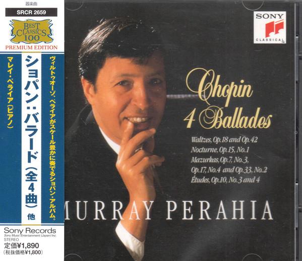 CD PERAHIA Chopin Ballades 4 songs SRCR2659 SONY 2000 Japan Classical Used
CD PERAHIA Chopin Ballades 4 songs SRCR2659 SONY 2000 Japan Classical Used