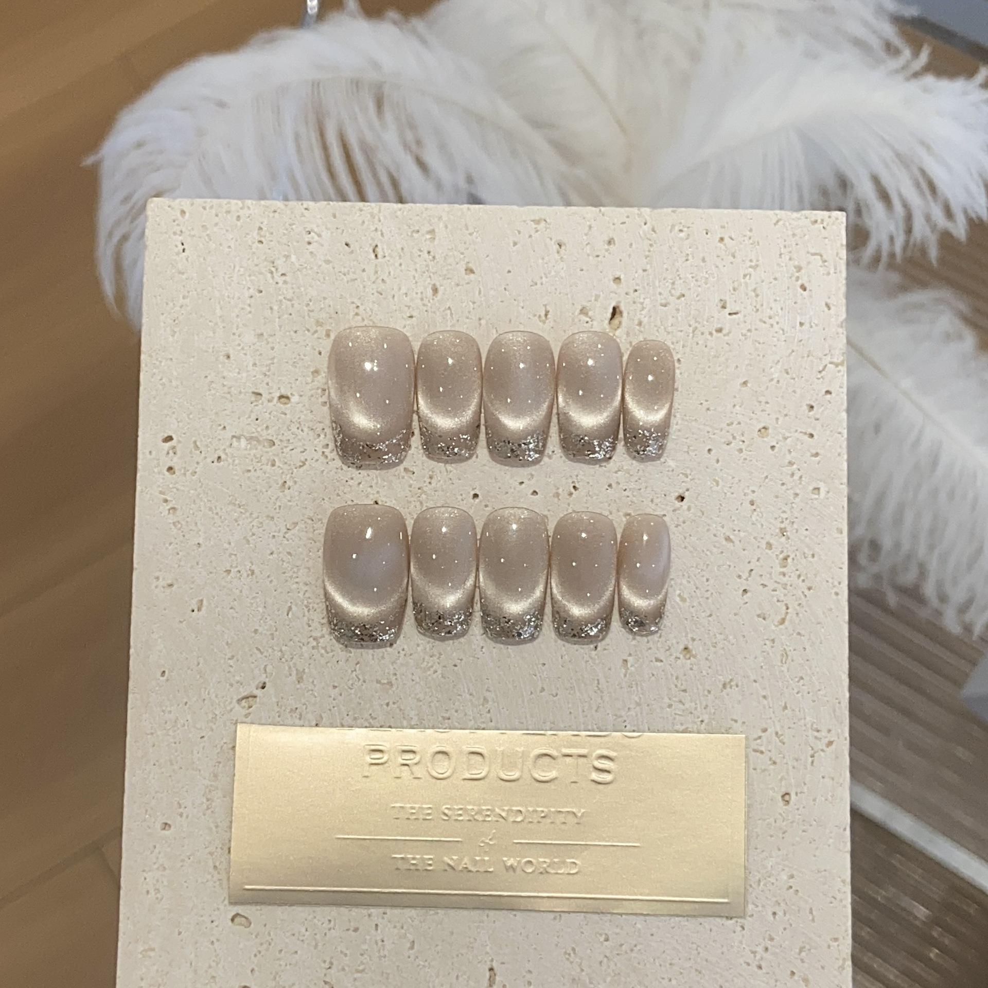 Premium Champagne Color Sequins Smile French Cat Eye Champagne Bubble Removable Wearable Armor XS
Premium Champagne Color Sequins Smile French Cat Eye Champagne Bubble Removable Wearable Armor XS