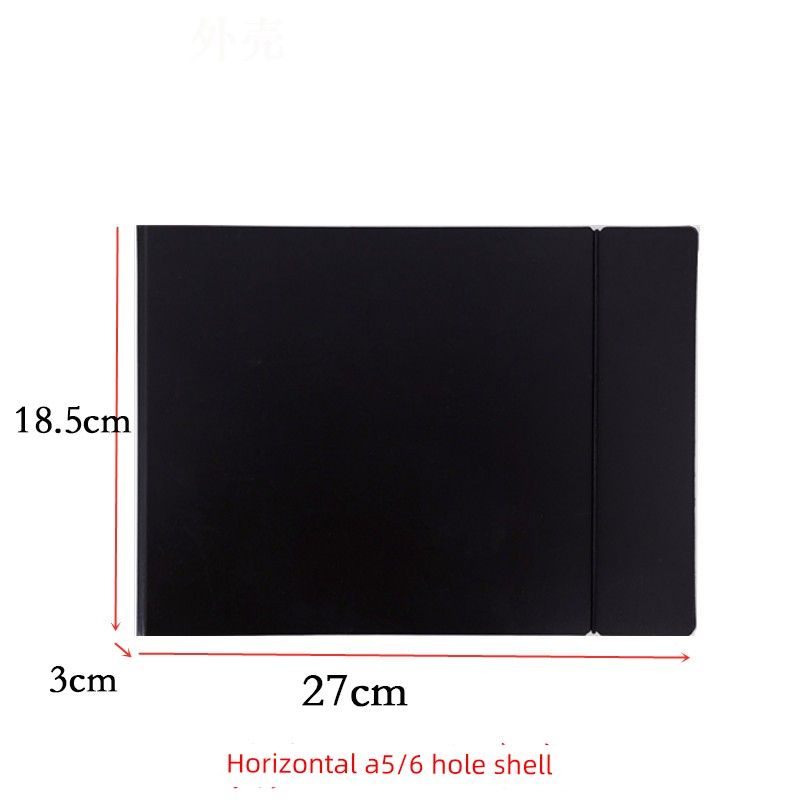 Horizontal A3/A4/B5/A5 Folder Loose-Leaf Ring Binder HD Inner Page Test Paper Drawing Paper Storage Protective Bag A5-6 Hole Black Shell (Excluding Inner Pages)
Horizontal A3/A4/B5/A5 Folder Loose-Leaf Ring Binder HD Inner Page Test Paper Drawing Paper Storage Protective Bag A5-6 Hole Black Shell (Excluding Inner Pages)