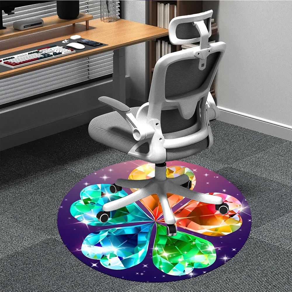 1pc Diamond Clover Chair Carpet for Office, Soft Comfortable Mat For Office, Living Room, Bedroom, Machine Washable Carpet yy251112012 80cm by 80cm
1pc Diamond Clover Chair Carpet for Office, Soft Comfortable Mat For Office, Living Room, Bedroom, Machine Washable Carpet yy251112012 80cm by 80cm