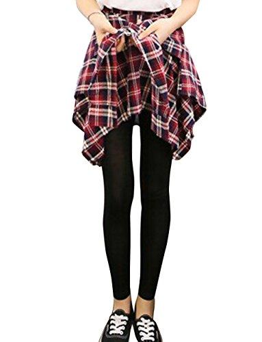 B-Talk Women s Stretch Leggings, Checkered, Shirt-Style, and Waist Wrap Style, Red and Black
B-Talk Women s Stretch Leggings, Checkered, Shirt-Style, and Waist Wrap Style, Red and Black