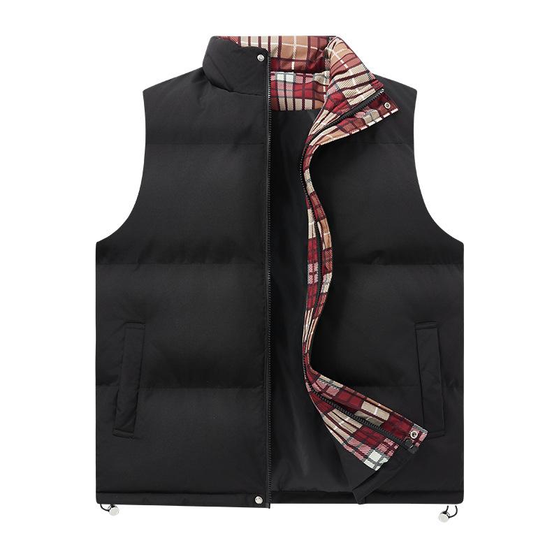 Vest men s loose casual vest 2025 autumn and winter stand-up collar thickened jacket men s color matching warm windproof jacket men 5XL чёрный
Vest men s loose casual vest 2025 autumn and winter stand-up collar thickened jacket men s color matching warm windproof jacket men 5XL чёрный