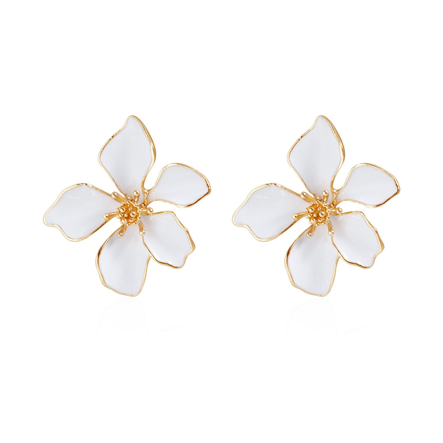 Personality Temperament Petal Drop Glaze Stud Earrings ins Colorful Stems Earrings
Personality Temperament Petal Drop Glaze Stud Earrings ins Colorful Stems Earrings
