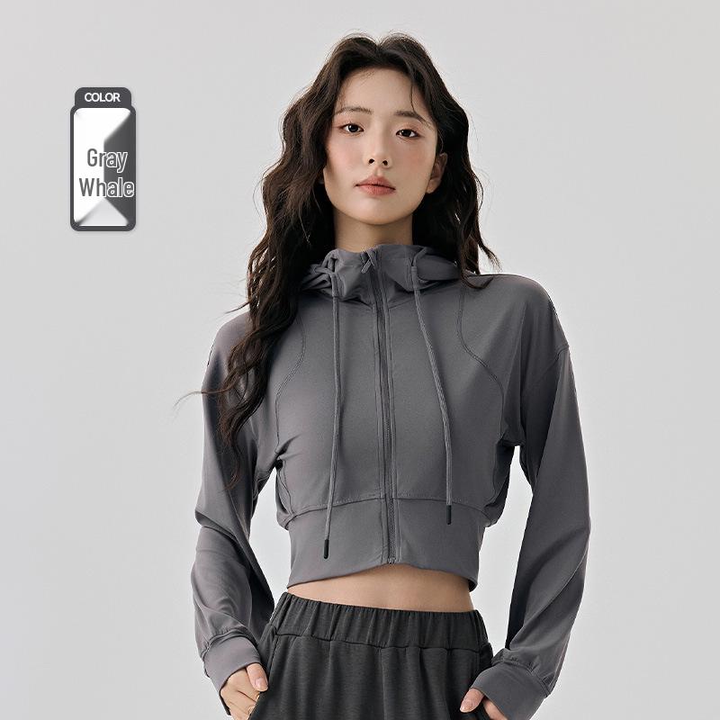 Women s Adjustable Hooded Long Sleeve Yoga Jacket - Autumn/Winter Fitness Wear M
Women s Adjustable Hooded Long Sleeve Yoga Jacket - Autumn/Winter Fitness Wear M