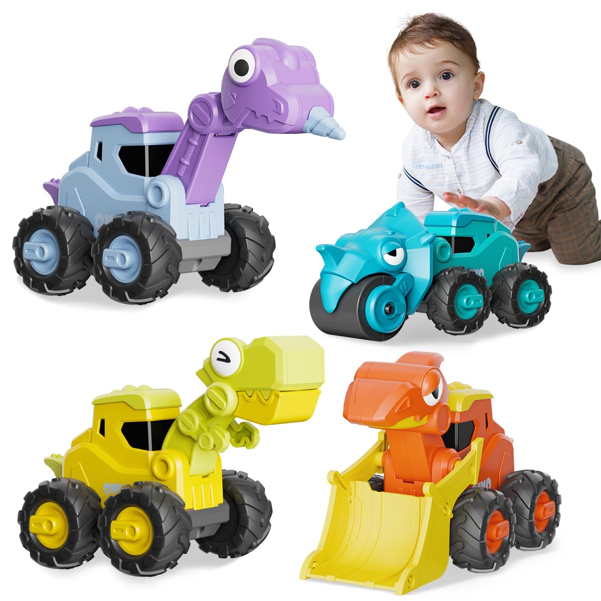 KaeKid Working Cars Dinosaur Car Toy Mini Car Toy 1 Year Old 2 Years Baby 3 Years Sandbox Set Игрушка-экскаватор Dinosaur Toy Обучающая игрушка для мальчиков 1 Years
KaeKid Working Cars Dinosaur Car Toy Mini Car Toy 1 Year Old 2 Years Baby 3 Years Sandbox Set Игрушка-экскаватор Dinosaur Toy Обучающая игрушка для мальчиков 1 Years