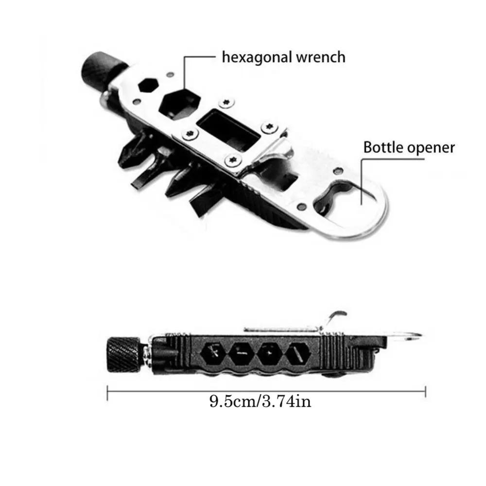 Portable Screwdriver Opener Multifunction Screwdriver Repair Tool Pocket Keychain Outdoor
Portable Screwdriver Opener Multifunction Screwdriver Repair Tool Pocket Keychain Outdoor