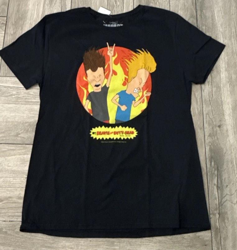 2018 MTV Beavis and Butthead 100% Cotton T-shirt Mens Tees Top Licensed Viacom Mike Judge Tee Size Large L
2018 MTV Beavis and Butthead 100% Cotton T-shirt Mens Tees Top Licensed Viacom Mike Judge Tee Size Large L