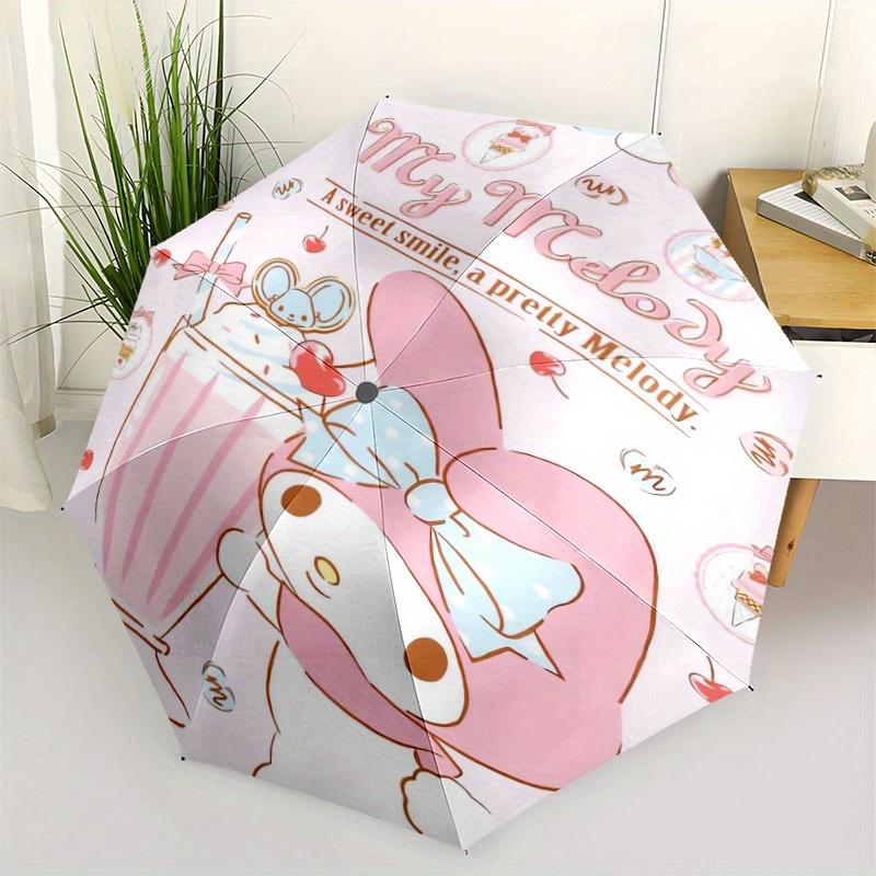 A Sweet Smile My Melody Automatic Opening and Closing Cartoon Umbrella - Small Umbrella Suitable for Various Occasions, Portable 3-Fold Small Umbrella
A Sweet Smile My Melody Automatic Opening and Closing Cartoon Umbrella - Small Umbrella Suitable for Various Occasions, Portable 3-Fold Small Umbrella