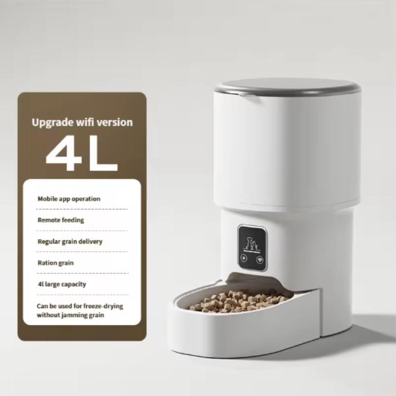 New 4L Smart Pet Feeder Automatic Food Dispenser Button for Cats And Dogs Intelligent Pet Feeder L&4L
New 4L Smart Pet Feeder Automatic Food Dispenser Button for Cats And Dogs Intelligent Pet Feeder L&4L