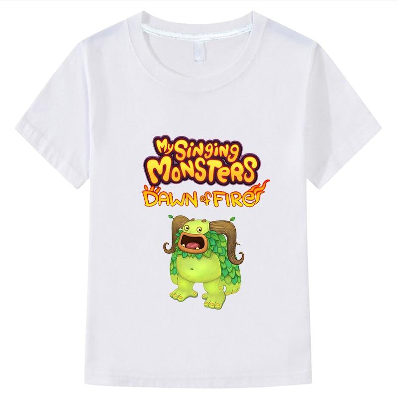 Дитяча футболка My Singing Monsters Короткі топи зі 100% бавовни Футболка аніме Одяг для хлопчиків і дівчаток y2k Літні футболки з принтом Дитячий одяг 100
Дитяча футболка My Singing Monsters Короткі топи зі 100% бавовни Футболка аніме Одяг для хлопчиків і дівчаток y2k Літні футболки з принтом Дитячий одяг 100