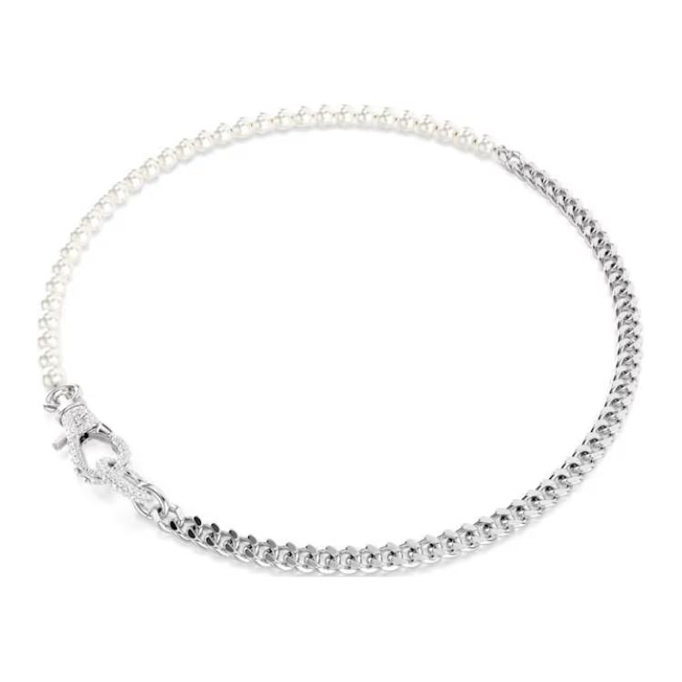 Swarovski Dextera Pearl Chain Splicing Design Rhodium Plated Necklace Women necklace Silver 5689634 Box+Shopping Bag (Random Color)
Swarovski Dextera Pearl Chain Splicing Design Rhodium Plated Necklace Women necklace Silver 5689634 Box+Shopping Bag (Random Color)