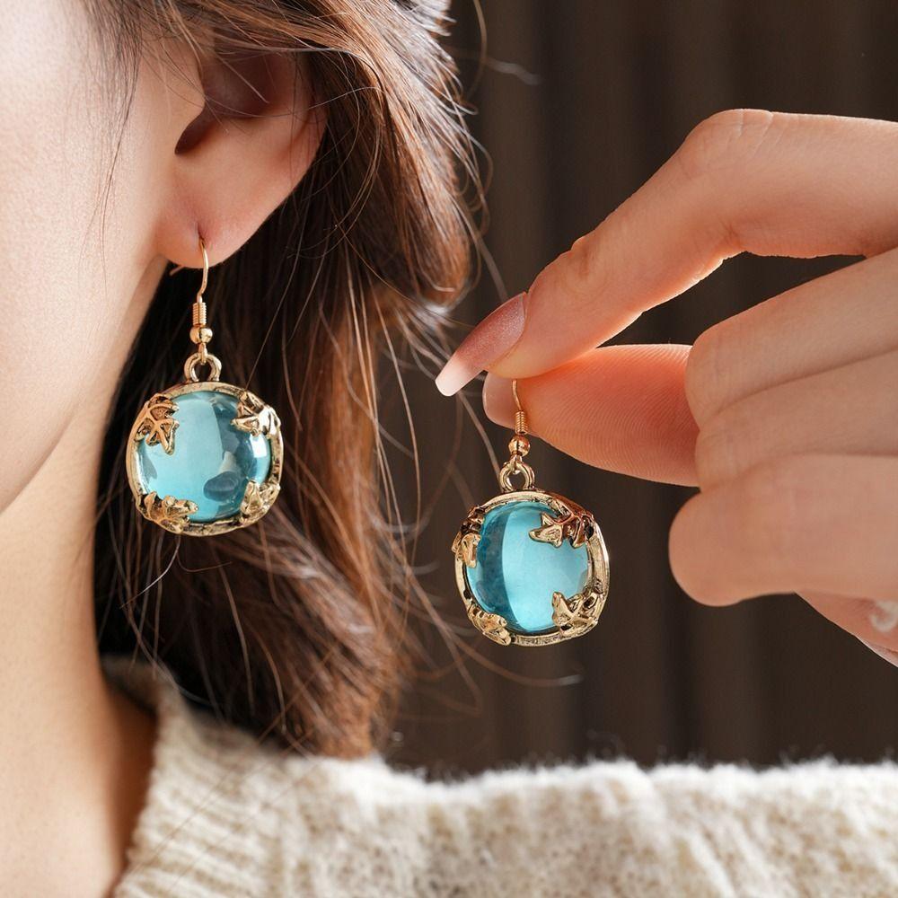 Fashion Bracelet Vintage Clavicle Chain European American Style Blue Necklace Earring Banquet Earring
Fashion Bracelet Vintage Clavicle Chain European American Style Blue Necklace Earring Banquet Earring