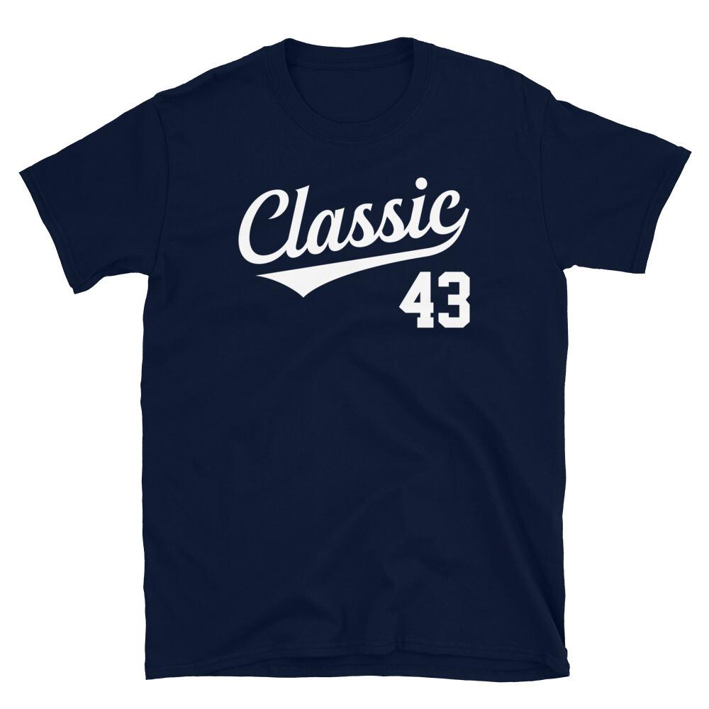 Baseball Jersey Style Birthday Classic Age 43 Short-Sleeve Unisex T-Shirt 3XL
Baseball Jersey Style Birthday Classic Age 43 Short-Sleeve Unisex T-Shirt 3XL
