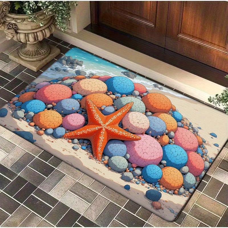 1pc Flannel 0.47inch Non-Slip Thickened Sponge Mat, Starfish Marine Life Print High-End Beach Mat, Home Decorative Pad for Indoo 40x60cm
1pc Flannel 0.47inch Non-Slip Thickened Sponge Mat, Starfish Marine Life Print High-End Beach Mat, Home Decorative Pad for Indoo 40x60cm