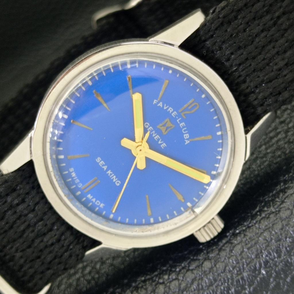SWISS VINTAGE FAVRE LEUBA GENEVE 101 HAND-WINDING MENS BLUE DIAL WATCH a436221-2 R128-a436221
SWISS VINTAGE FAVRE LEUBA GENEVE 101 HAND-WINDING MENS BLUE DIAL WATCH a436221-2 R128-a436221