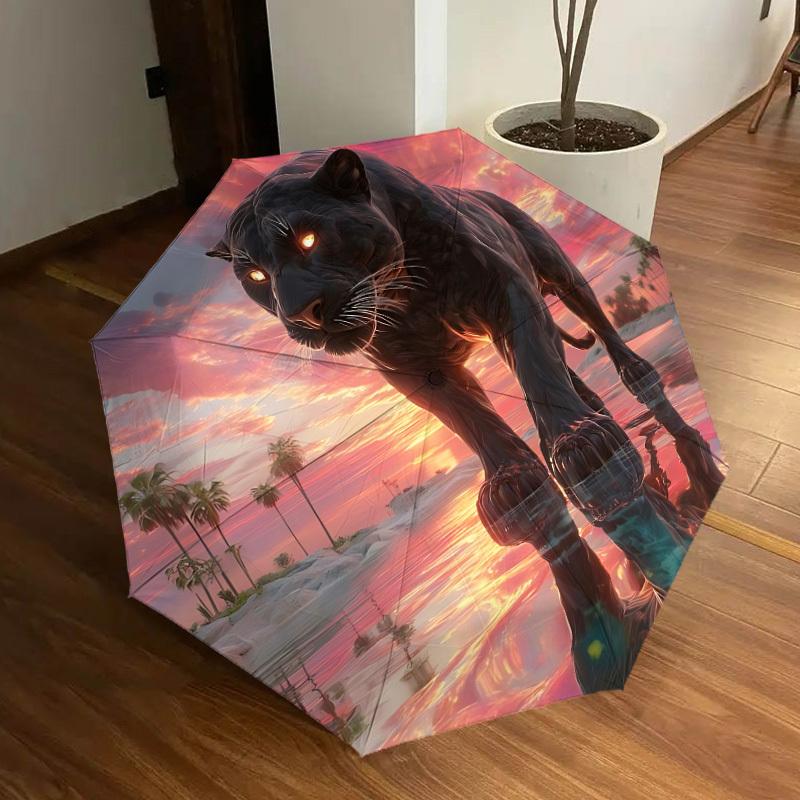 1pc Black Panther Statue Automatic Open/Close Umbrella, Folding Compact Umbrella with Lightweight Design for Women/Men yy251011056
1pc Black Panther Statue Automatic Open/Close Umbrella, Folding Compact Umbrella with Lightweight Design for Women/Men yy251011056