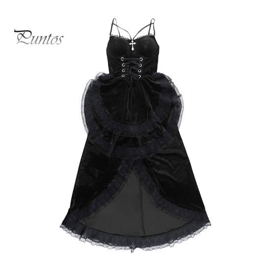 Женское платье для косплея в темном стиле, костюм для вечеринки на Хэллоуин, кружевное лоскутное шитье, неровный подол, без рукавов, с узкими оборками на талии, регулируемые ремни на талии L чёрный
Женское платье для косплея в темном стиле, костюм для вечеринки на Хэллоуин, кружевное лоскутное шитье, неровный подол, без рукавов, с узкими оборками на талии, регулируемые ремни на талии L чёрный