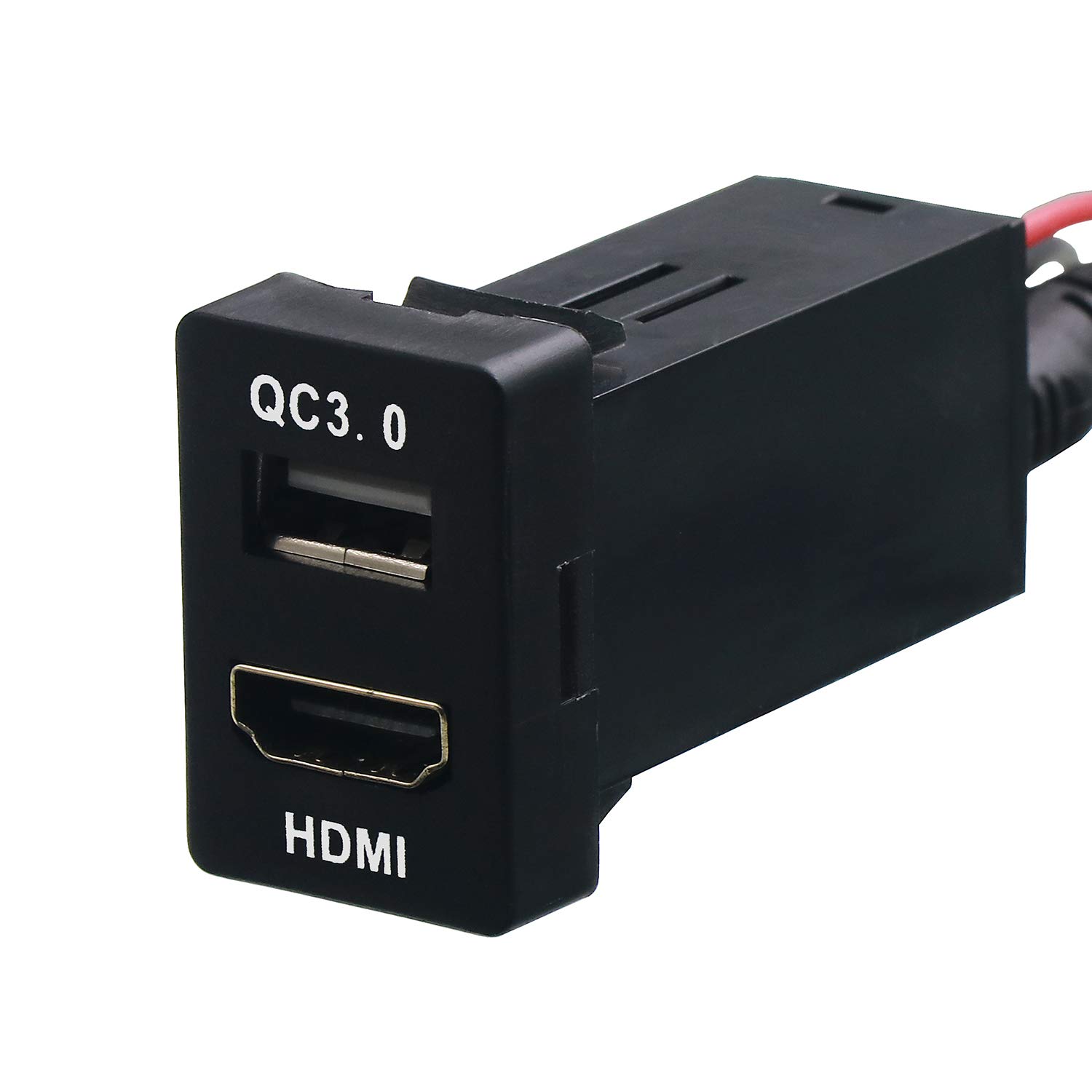 TOYOTA HDMI Connection Unit for Toyota Vehicles, Input Port, QC3.0 Rapid Charging USB Port, Audio Parts, Switch Hole Panel
TOYOTA HDMI Connection Unit for Toyota Vehicles, Input Port, QC3.0 Rapid Charging USB Port, Audio Parts, Switch Hole Panel