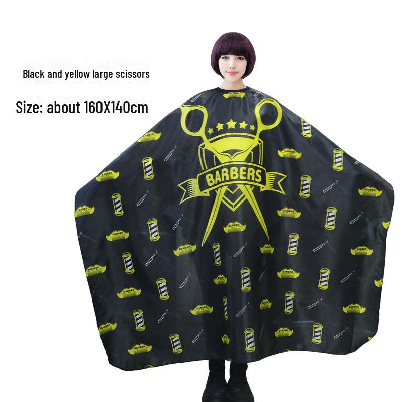 Винтажный парикмахерский фартук: Парикмахерская накидка оверсайз для модных салонов красоты scissors cloth чёрный/жёлтый
Винтажный парикмахерский фартук: Парикмахерская накидка оверсайз для модных салонов красоты scissors cloth чёрный/жёлтый