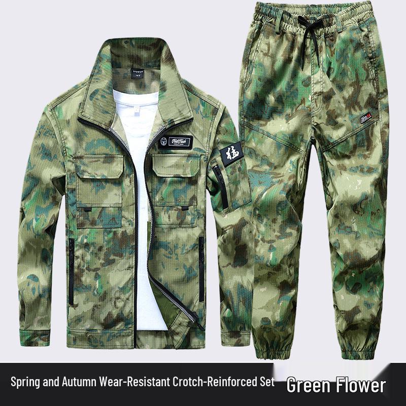 Men s Wear-Resistant Camouflage Uniform Set - Breathable Spring & Autumn Workwear, Casual Labor Protection & Mountaineering Outfit 190 (180-200 jin)
Men s Wear-Resistant Camouflage Uniform Set - Breathable Spring & Autumn Workwear, Casual Labor Protection & Mountaineering Outfit 190 (180-200 jin)