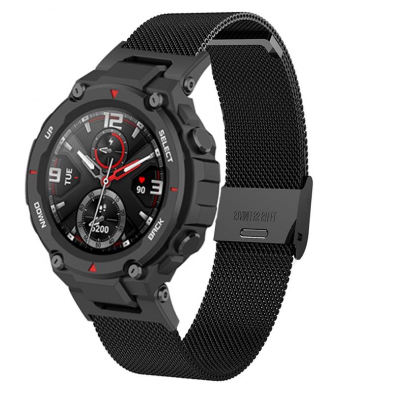 For Huami Amazfit T-Rex/T-Rex Pro/Ares Stainless Steel Watch Strap Adjustable Milanese Metal Watchband with Buckle Silver
For Huami Amazfit T-Rex/T-Rex Pro/Ares Stainless Steel Watch Strap Adjustable Milanese Metal Watchband with Buckle Silver