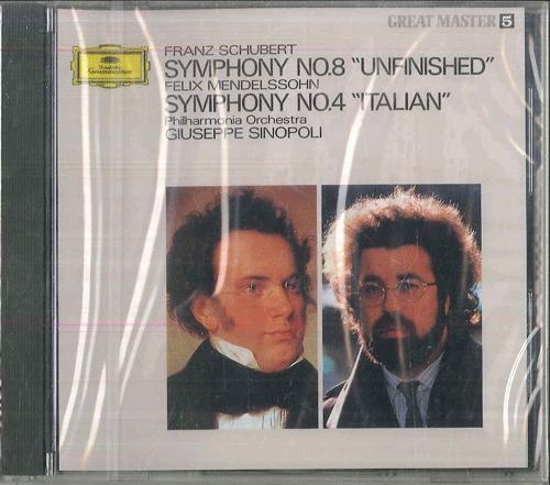 CD GIUSEPPE SINOPOLI PHILHARMONIA ORC Schubert Symphony No.8 Unfinished GS1005 POLYDOR Japan Classical Used
CD GIUSEPPE SINOPOLI PHILHARMONIA ORC Schubert Symphony No.8 Unfinished GS1005 POLYDOR Japan Classical Used